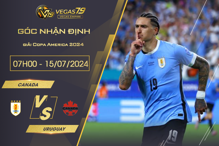 Nhận định Canada vs Uruguay 07h00 ngày 15/07